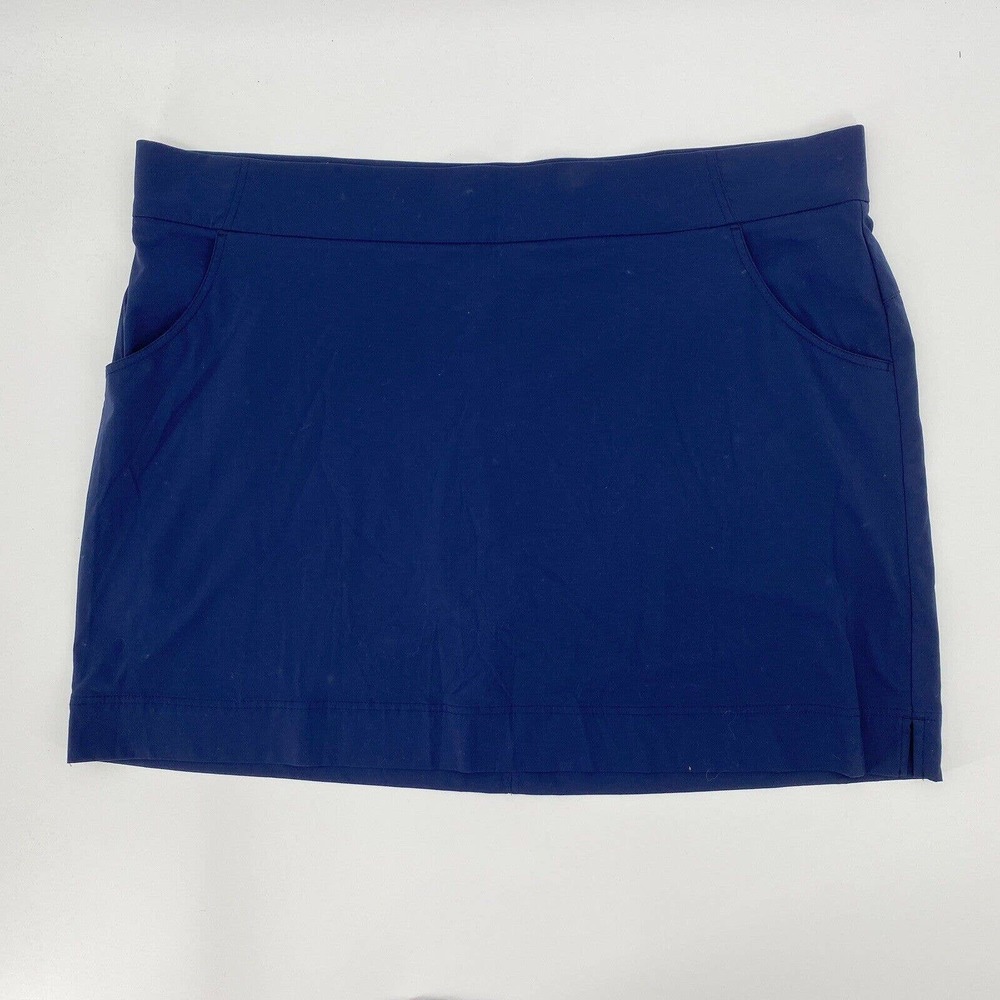 Columbia Omni-Shield Anytime Skorts Size 2X Navy Blue 19" Length Women's 1812472